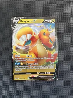 Dragonite V SWSH154 NM Promo Rare Pokemon TCG Card - Image 1