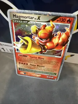 Magmortar LV.X Holo Card 123/123 Mysterious Treasures Series - Image 2