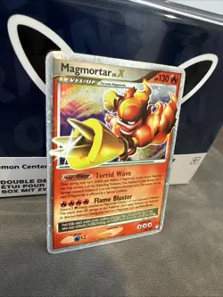 Magmortar LV.X Holo Card 123/123 Mysterious Treasures Series - Image 3
