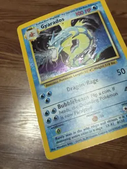 Gyarados 6/102 Base Set Unlimited Holo Rare Pokemon Card WOTC MP! - Image 3