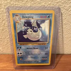 Pokemon Dewgong Base Set Uncommon 25/102 1999 80 HP Aurora Beam Ice Beam Card - Image 1