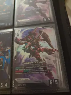 Gundam Card Game Newtype Rising Justice Gundam GD01-066 LR - Image 1