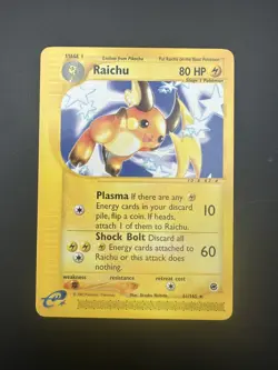 Raichu Non Holo 61/165 Expedition Base Set NM Wotc Pokemon Card - Image 1