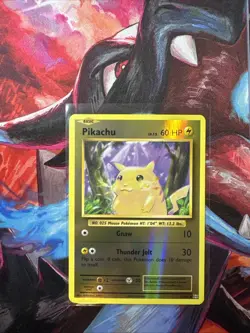 Pokemon Pikachu TCG Evolutions Reverse Holo Card 35/108 Common - Image 1
