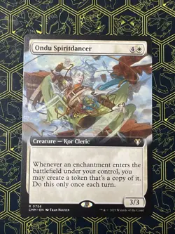 Magic the Gathering Ondu Spiritdancer Extended Art Commander Masters #723 - Image 1