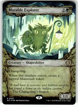 Mutable Explorer (Showcase) Lorwyn Eclipsed FOIL MTG - Image 1