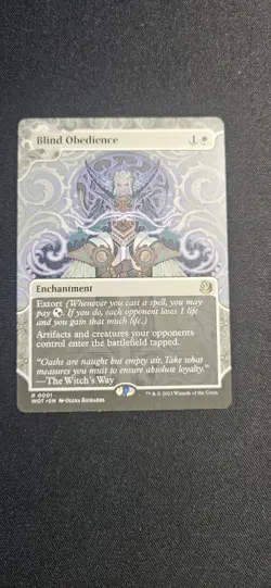 Blind Obedience Wilds of Eldraine: Enchanting Tales Regular - Image 1