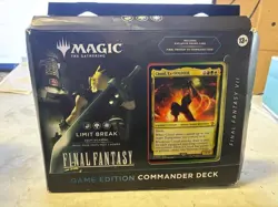 FFVII Video Game Edition Limit Break Commander Deck Final Fantasy FIN MTG - Image 1
