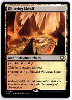 Glittering Massif NM EOC Commander: Edge of Eternities MTG - Image 1