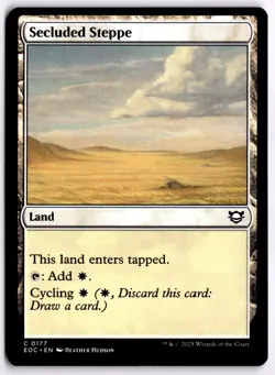 Secluded Steppe NM EOC Commander: Edge of Eternities MTG - Image 1