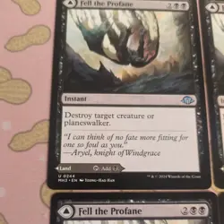 Fell The Profane X4 Playset Modern Horizons 3 Magic The Gathering MTG Uncommons - Image 4