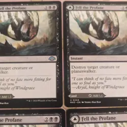 Fell The Profane X4 Playset Modern Horizons 3 Magic The Gathering MTG Uncommons - Image 5
