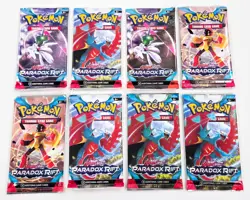 Pokemon TCG PARADOX RIFT BOOSTER 8 PACK LOT Factory Sealed Heavy - Image 1