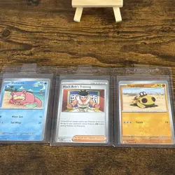 Pokemon Slowpoke, Black Belt’s Training & Hippopotas Misprint Error Lot - Image 5