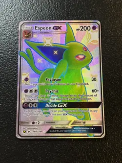 Espeon GX SV60/SV94 Hidden Fates: Shiny Vault Holo Pokemon TCG **MP READ DESC** - Image 1