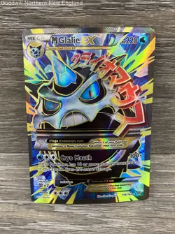 Pokemon M Glalie EX 156/162 Full Art XY BREAKthrough Holo HP - Image 1
