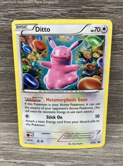 Pokemon Ditto XY40 Black Star Promo Holo HP - Image 1