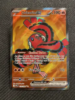 Pokemon TCG Phantasmal Flames Oricorio Ex 110/094 Ultra Rare Full Art NM - Image 1