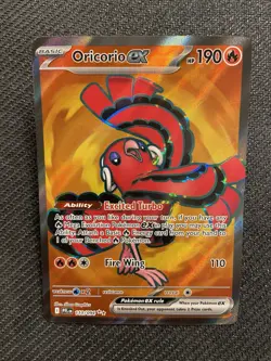 Pokemon TCG Phantasmal Flames Oricorio Ex 110/094 Ultra Rare Full Art NM - Image 3