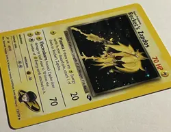 Rocket’s Zapdos HOLO Gym Challenge (2000) 15/132 Original Vintage Pokemon Cards - Image 3