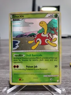 Shuckle - 11/123 - Holo Rare Heart Gold Soul Silver Pokemon NM - Image 1