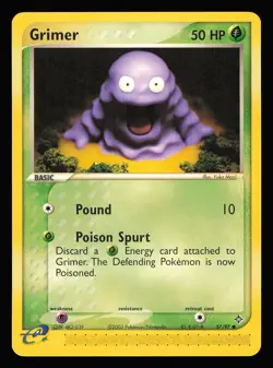 Grimer 57/97 - EX Dragon NON-Holo Pokemon - NM - Image 1