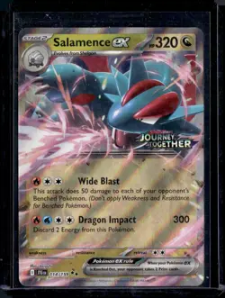 Salamence ex - 114/159 / Journey Together Stamp 2025 (NM) / Pokemon TCG - Image 1