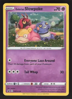 Galarian Slowpoke SWSH126 Pokemon Sword & Shield Promo LP - Image 1