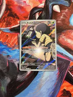 Pokemon Poltchageist 171/167 Twilight Masquerade Illustration Rare Near Mint - Image 1
