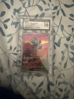 2025 Pokemon Japanese Elgyem #126/086 Black Bolt Art Rare Holo CGC 10 GEM MINT - Image 1