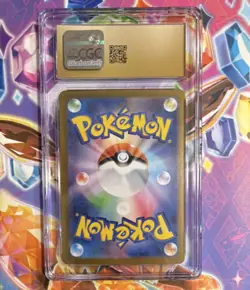 Pokemon Team Rocket's Mewtwo ex CGC 10 130/098 Sv10 Ultra Rare Holo Japanese - Image 2