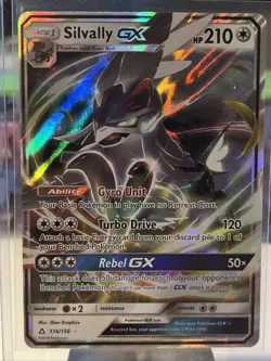 Pokemon TCG Silvally GX Sun & Moon: Ultra Prism 116/156 Holo Ultra Rare NM - Image 1