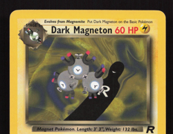 Pokemon TCG Team Rocket Dark Magneton 28/82 Non Holo Vintage 2000 LP - Image 3