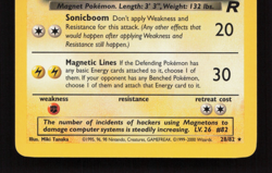 Pokemon TCG Team Rocket Dark Magneton 28/82 Non Holo Vintage 2000 LP - Image 4