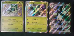 Shiny Meowscarada Floragato Sprigatito SVP 076 077 078 Pokemon TCG Promo - Image 1