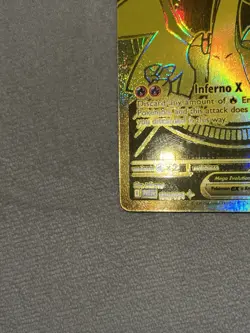 Pokemon TCG Mega Charizard X EX 130/094 Phantasmal Flames Hyper Rare - Image 3