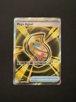 Mega Signal 171/132 Me01: Mega Evolution Holo - Pokemon TCG NM - Image 1