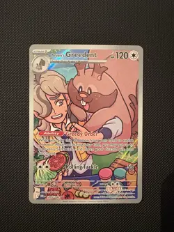 Arven's Greedent 205/182 Sv10: Destined Rivals Holo - Pokemon TCG NM - Image 1