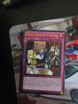 Yu-Gi-Oh! Dragonmaid Tidying (PUR) RA04-EN102 Quarter Century Stampede 1st editi - Image 1