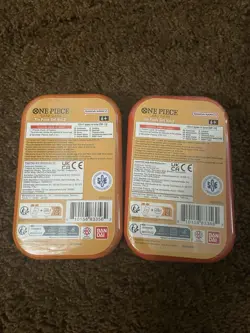 One Piece CCG OP-13 Mini Tin Set Vol 2 (2 Tins) LUFFY Promo Sealed 4 Booster - Image 2