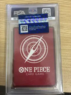 One Piece ST21-001 Monkey D Luffy Gear 5 Starter Deck 21 Alt Art Parallel PSA 10 - Image 2