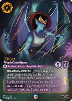 Lorcana - Demona - Fleau du Clan de Wyvern - MINT/NMINT - FR - FOIL - Image 1