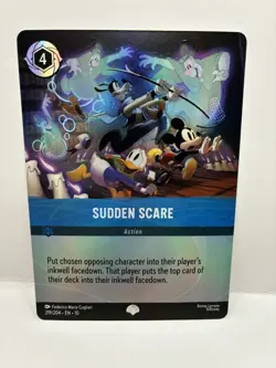 Sudden Scare 219/204 Epic Disney Lorcana Whispers In The Well - Near Mint - Image 1
