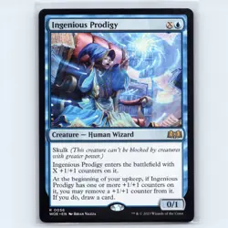 MTG Ingenious Prodigy #56 WOE Wilds of Eldraine Normal R NM Magic Card - Image 1
