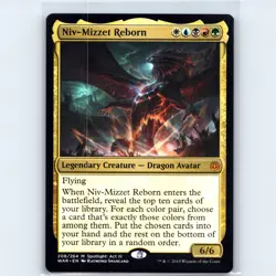 MTG Niv-Mizzet Reborn #208 WAR War of the Spark Normal M NM Magic Card - Image 1