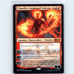 MTG Chandra, Awakened Inferno #127 M20 Core Set 2020 Normal M NM Magic Card - Image 1