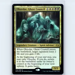 MTG Obzedat, Ghost Council #176 MM3 Modern Masters 2017 Foil Rare NM Magic Card - Image 1