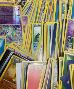 Pokemon TCG Common Holographic Lot of 50 Plus Trading Cards - Image 3