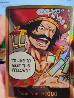 DON!! Card (Gol.D.Roger) (Gold) Carrying On His Will Foil - Image 1