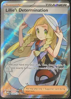Lillie's Determination 169/132 Me01: Mega Evolution Holo - Pokemon Card - Image 1